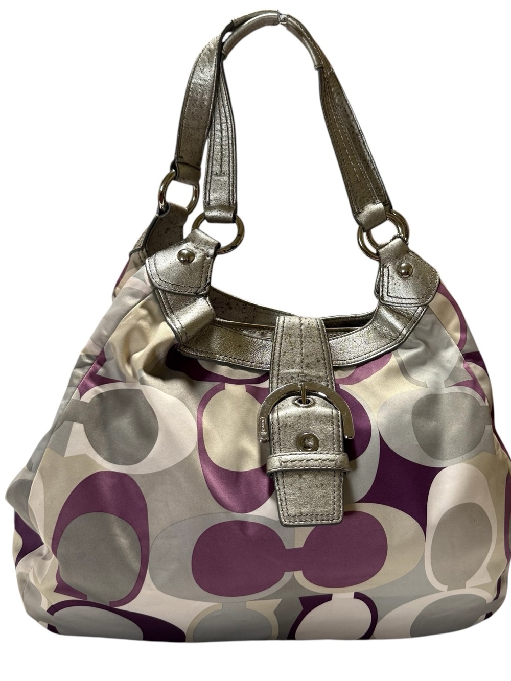 Coach signature shoulder bag